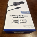 ZGEAR Fast Charge Car Charger - 17 Watt - 6 Foot
