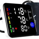 GUAEVER Blood Pressure Monitor Rechargeable Upper Arm Blood Pressure Monitors for Home