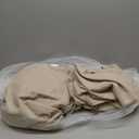 INOVADAY 100% Blackout Curtains 84 Inches Length 2 Panels Set, Back Tab/Rod Pocket Linen Black Out Curtains for Bedroom, Thermal Insulated Window Drapes - Oatmeal, W50 X L84