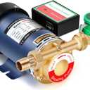 120W Water Pressure Booster Pump with Automatic Water Flow Switch, 115VAC, 396 GPH, 21.7 PSI, Water Pressure Pump for Household Kitchen Bathroom