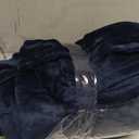 Bedsure GentleSoft Fleece Bed Blankets Full Size Navy - Soft Lightweight Plush Fuzzy Cozy Luxury Blanket Microfiber, 84x90 inches