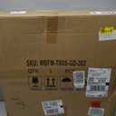 WINGBO 19.5 Inch Crystal Ceiling Light Fixture, 5-Light Raindrop Semi Flush Mount Chandelier, Modern Round Close to Ceiling Hanging Light for Living Room Dining Room Bedroom Hallway, Gold