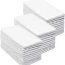 Simpli-Magic 79374 Flour Sack Kitchen Towels, Pack of 12, White, 24"x24"