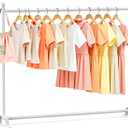Coonoor Kids Clothing Holder Stand, 45" W x 38" H Clothes Hanger Rack for Floor