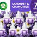 Air Wick Plug in Scented Oil Refill, 7 ct, Lavender & CHAMOMILE, Air Freshener, Essential Oils