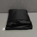 SIRUITON Patio Heater Covers with Zipper and Air Vent,Waterproof Outdoor Heater Cover, Dustproof,Wind-Resistant,UV-Resistant,Snow-Resistant,87" Height x 33" Dome x 19" Base, 420D Black