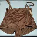 SHAPELLX Shapewear Tummy Control Panty for Women High Waist Body Shaper Waist Trainer Shaper Higher Power Panties (3X-Large, A3-brown)