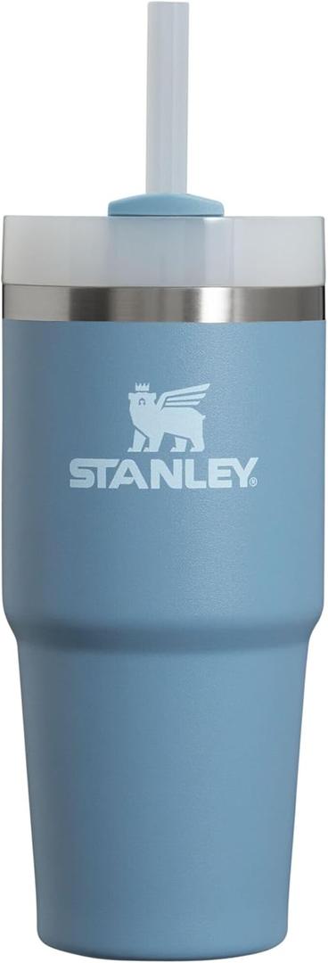 Stanley Quencher H2.0 Tumbler with Straw 14 oz | Flowstate 3-Position Lid | Cup Holder Compatible for Travel | Insulated Stainless Steel Cup | BPA-Free | Indigo