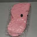 Manmihealth Extra-Large Shower Foot Scrubber Mat with Non-Slip Suction Cups, Rabbit-Shaped Silicone Foot Scrubber in Shower for Men & Women (Pink)