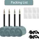 700C TPU Inner Tube (Road & Gravel) with Removable Presta Valve Stem, Include Patches (700C X 23-28C (65mm Valve))