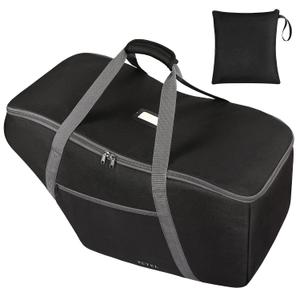 SCTEL Car Seat Travel Bag Fit Graco SnugRide 35 Lite and Base, Chicco KeyFit 30 and Base, Car seat Bags for Air Travel, Padded Infant Carrier Bag with side pocket and Protective Feet, Extra small Bag (18 inch)