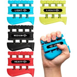 Grip Strength Trainer, Finger Strength Trainer for Grip Strength Training for Fingers, Wrists, and Hands for Home, Office, Gym, Climbing, Athletes, Musicians, and Therapy