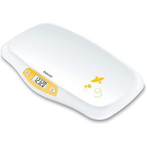 Beurer BY80 Digital Baby Scale, Infant Scale for Weighing in Pounds, Ounces, or Kilograms up to 44 lbs with Hold Function, Pet Scale for Cats and Dogs Analysis
