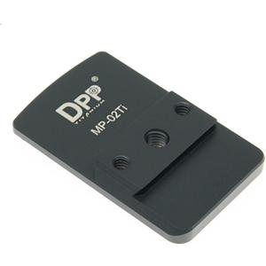 DPP Titanium Rear Sight Dovetail Red Dot Mount Compatible with Smith & Wesson M&P TrijiconRMR/SRO&Holosun 407C/507C/508T