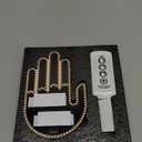 Car Finger Light with Remote Control, Funny LED Gesture Hand Lighting with 3 Modes, Window Sign Light Warning Reminder for Women and Men, Cool Car Gadgets Truck Accessories