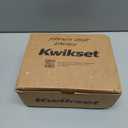 Linkaa Privacy Door Lever Gold Satin Brass Square Door Handle Levers with Lock, Keyless Lock, Privacy Function Exterior/Interior Handles (1 Pack, Privacy (Keyless Lock))