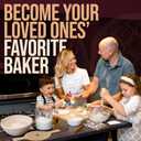 Superbaking Banneton Bread Proofing Basket, Sourdough Bread Baking Supplies, Round 9 Inch Sourdough Starter Kit, Proofing Basket for Baking, Bread Making Supplies Tools, Banneton Basket Gift Set