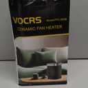 Small Portable Space Heater for Indoor Use - with 70Rotating Feature, JIBUFI 1500W PTC Electric Heater, Rapid and Safe Heating, Remote Control, 1-12 Hr Timer for Bedroom, Office