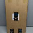 GUOHNHE Large Metal Coat Rack Freestanding, Modern Coat Hanger Stand with 2 Hooks and Heavy Rock Slab Base, Industrial Clothes Rack, Garment Rack, 19.7 x 11.8 x 68.9 In, Black, GYJ202MB