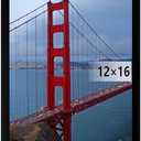 BESCRCL 12x16 Frame Wall Hanging Picture Frames, Black, 2 Pack