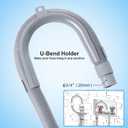 Elyfree 10ft Washing Machine Drain Hose, Universal Drain Hose Extension Kit for Washer, Dishwasher, Flexible Discharge Hose for LG/GE/Samsung, Fit up to 1-1/2 Inch Drain Outlets (10)