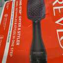 REVLON One-Step Hair Dryer and Styler, All-in-One Hair Brush Straightener for Salon-Quality Smooth & Straight Styles, Black