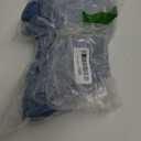 Zilcremo Women Denim Shirt Dresses Short Sleeve Distressed Jean Dress Button Down Casual Tunic Top L Size