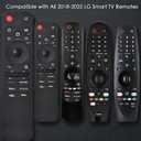 for LG Smart TV Remote,Replacement Magic Voice and Pointer Remote Control for 2019 to 2025 LG WebOS TV,Compatible AN-MR25GA/MR24GA/MR23GA,AN-MR22GA/22GN/MR21GA,for UHD OLED QNED NanoCell 4K 8K(25GA)