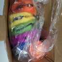 Iyoyo Mini Basketball Set - 5 Pack 6" Small Balls with Pump, Over The Door Mini Hoop Replacements, Toy for Toddlers, Kids, Teenagers, Pool, Indoors, Outdoors