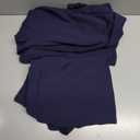 Agenlulu Women's 2 Piece Suits Business Casual Outfits Long Sleeve Solid Blazer Pantsuits Professional Office Work Sets (Large, Navy Blue)