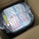 24" Space Heater, JRD Fast Heating Portable Electric Heater with Remote, Night Light, 80 Oscillation,4 Mode, Overheat&Tip-Over Protection, Ceramic Heat for Bedroom Office Indoor (Black)