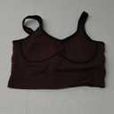 SUUKSESS Women Sweetheart Neckline Longline Sports Bra Padded Basic Workout Crop Tank Top, M