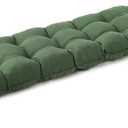 IPYNBAP Outdoor Bench Cushion, 59x18x5 Inch, Water-Resistant Bench Cushion for Outdoor/Indoor Furniture, Patio Bench Seat Cushion, Fade Resistant Outdoor Cushions for Porch Swing Couch, Dark Green