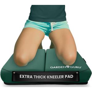Garden Guru Extra Thick Gardening Kneeling Kneeler Pad  Ultra Soft Foam Cushion Padding for Knee  Water Resistant - Garden Kneeler Mat for Yard Work, Cleaning, Household Chores, Roofing, and More (1 Pack)