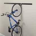 Rubbermaid FastTrack Garage Organization System Vertical Bike Hook Black Holds up to 50 Pounds Wall Mount and Heavy Duty Garage Hanger for Bike Storage