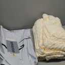 Extra Large Bath Towel Set of 6 (40"x80"),Oversized Bath Sheet Super Soft Highly Absorbent Microfibers Quick Dry Luxury Shower Towel for Bathroom Spa Gym Hotel Yoga (Cream, 6Piece)