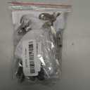 10 pcs Adjustable Bed Sheet Straps,Bed Sheet Clips, Elastic Bed Fitted Sheet Holder from 14 to 47 Inch,Couch/Sofa Cover Straps,Sheet Fastener Suspenders,Fitted Sheet Straps Clips,White