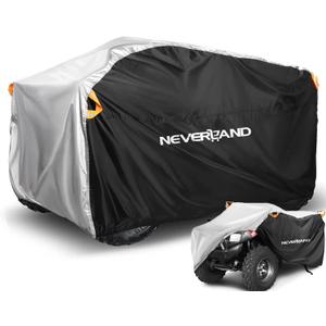 NEVERLAND ATV Cover Waterproof Heavy Duty XXXL Universal Quad Cover Outdoor Storage Cover 4 Wheeler Rain Cover All Weather for Polaris Sportsman Yamaha Honda Kawasaki Quad Bike (Xxxl: Up to 100 Inch)