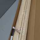 LazBlinds No Tools No Drill Cordless Bamboo Roman Shades, Privacy Room Darkening Window Treatment, Roll Up Bamboo Blinds for Window 33'' W x 64'' H, DP-Natural