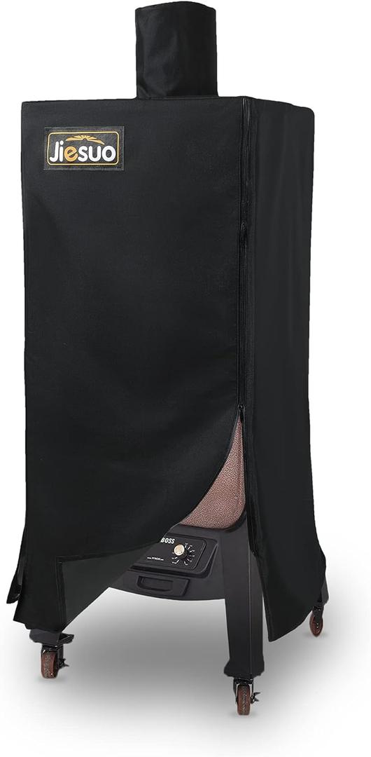 JIESUO 73351 Cover for Pit Boss Pellet Smoker Grills, Pit Boss 3 Series Vertical Smoker Covers,Heavy Duty Waterproof Cover for Grill