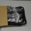 Talltalk 9 Pack 3 Sizes Toy Storage Bags with Labels, Clear PVC Reusable Board Game Storage Containers, Waterproof Toy Organizer Case with Zipper for Building Blocks, Puzzles, Stationery (Black)