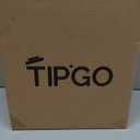 TIPGO Small Metal Trash Can, 2.1 Gallon Slim Trash Can for Bathroom, Wastebasket Garbage Bin for Bedroom, Office, Kitchen, Under Sink (Blue)