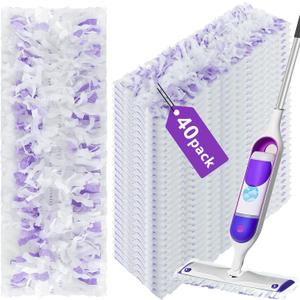 40 Count Power Mop Pads for Swiffer Power Mop Multi-Surface Mop,for Swiffer Wet Pads Refill,Wood Floor Pads for Swiffer Power Mop Wood Mop,Refills for Swiffer Mop Pads for Floor Cleaning