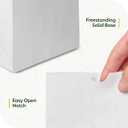 CulinWare Paper Lunch Bags, Paper Grocery Bags, Durable Kraft Paper Bags, 4 Lb Capacity, White, Pack Of 500 Bags