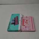 HUO JI Wireless Keyboard Multi-Device, Bluetooth and 2.4G Dual Mode for iPad, Switch to 3 Devices for Tablet, iPhone, PC, Smart TV, Cellphone, iOS Android Windows, Pink