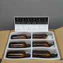 TBWIND 12 Pack Amber Glass Bottles 16oz with Pump Dispensers, Refillable Empty Pump Bottles for Bathroom, Kitchen, Shampoo, Soap, Lotion Includes 2 Funnels & 12 Labels