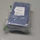 Sparkle and Bash 100 Pack Navy Blue Monogrammed Napkins with Letter M - Dinner, Wedding Reception, or Engagement Party - Disposable Navy Blue Paper Napkins (4x8 Inches)