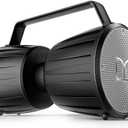 Monster Adventurer Force Bluetooth Speaker IPX7 Waterproof Speaker 5.0 with Microphone Input, 80W Portable Bluetooth Speakers with 40H Playtime for Indoor Outdoor Party, Black