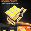 SEALIGHT 921 LED Bulb Reverse Light 500% Super Bright T15 Reverse Light Bulb 3030-SMD Chipsets Canbus Error Free 906 W16W 922 912 921 LED Bulb for Backup Lights, 6000K White Pack of 2
