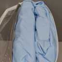 Guardmax Jersey Knitted Queen Zippered Mattress Encasement - Waterproof & Bed Bug Proof Mattress Protector - Comfortable, Soft, and Noiseless Zippered Bedding - Dust Mite Proof (60 x 80 x 12) (3 - Light Blue)